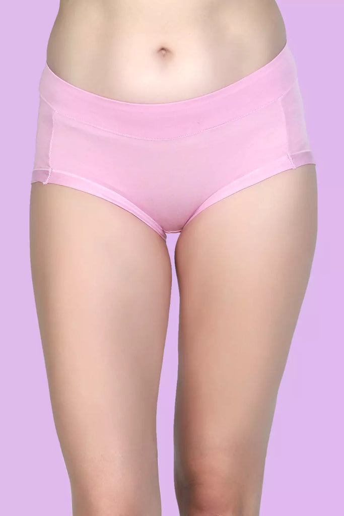 Women's Hipster Mid Rise Solid Panty P2050