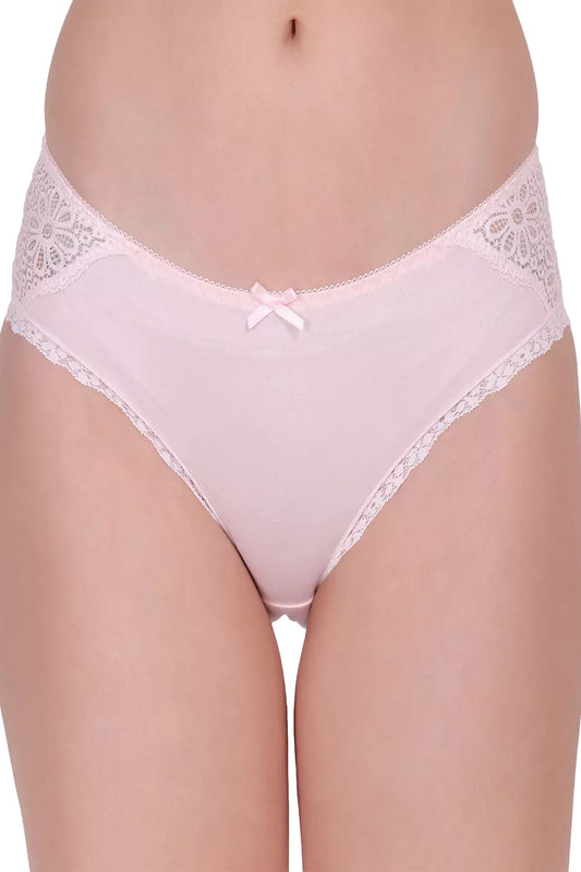 Women's Hipster Self Design Panty P_8226