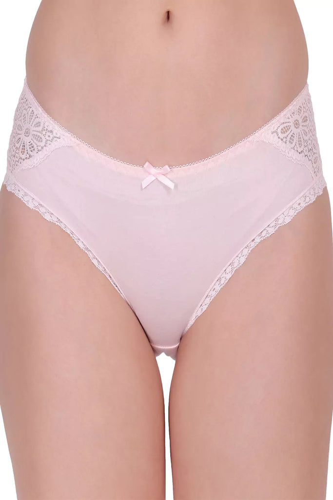 Women's Hipster Self Design Panty P_8226