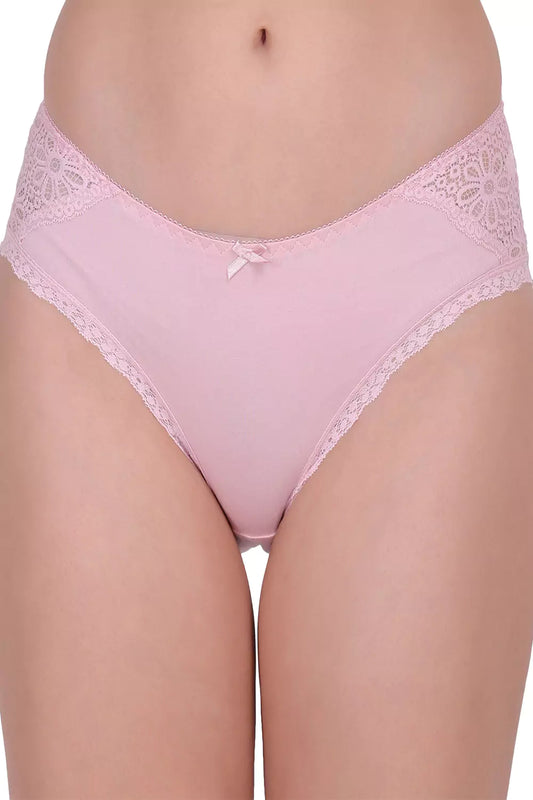 Women's Hipster Self Design Panty P_8226