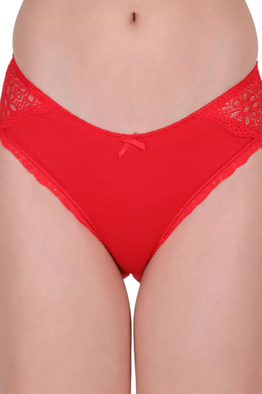 Women's Hipster Self Design Panty P_8226