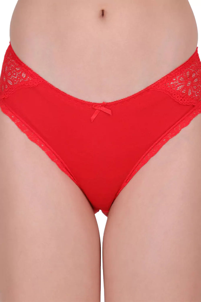 Women's Hipster Self Design Panty P_8226