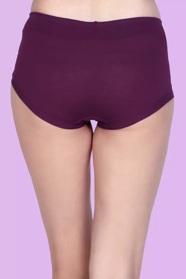 Women's Hipster Mid Rise Solid Panty P2050