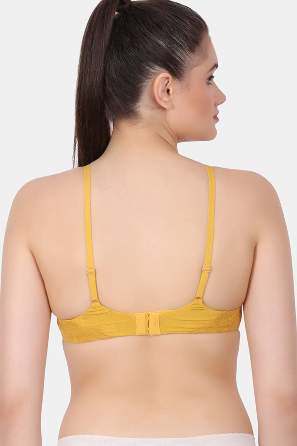 A lightly padded weightless print bra with cotton-spandex fabric that makes you feel super soft PD_S6