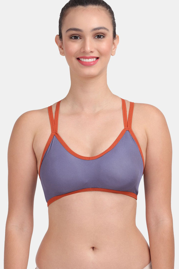 Amour Secrt Women's Lightly Padded 3/4th coverage Sports Bra S3004