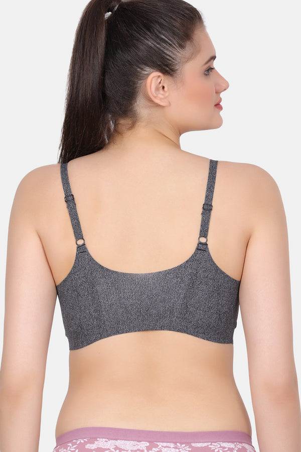 Lightly-Padded Solid Full Covarege Sports Bra SB150
