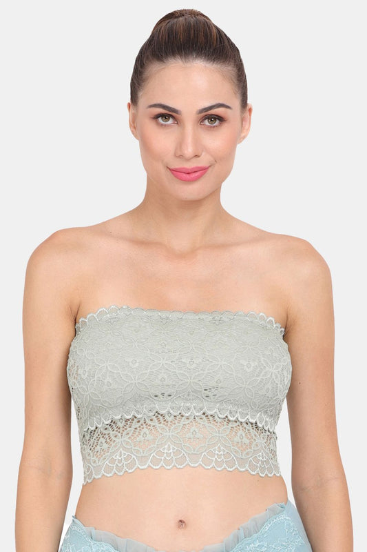 Amour Secret Women's Lightly Padded Strapless Lace Tube Bra TB9092
